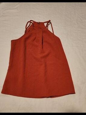 H&M Rust Red Halter Cami with Double Straps